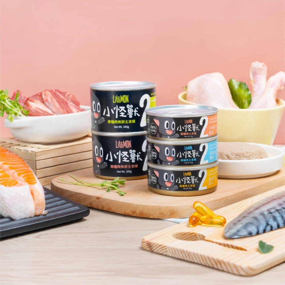 這款貓咪罐頭配方中不含任何膠類、穀類或豆類，讓你的愛貓吃得健康又純粹！