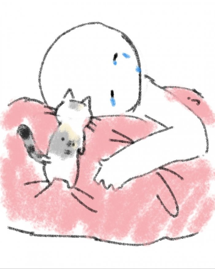 貓咪幫我擦眼淚