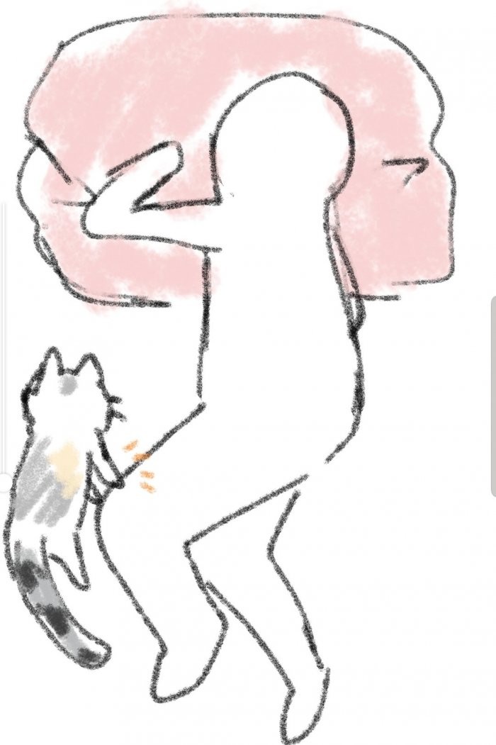 貓咪幫我擦眼淚