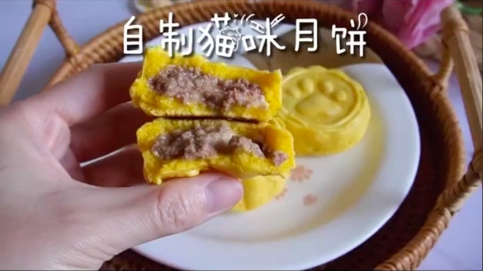 自製貓咪月餅,貓奴食譜