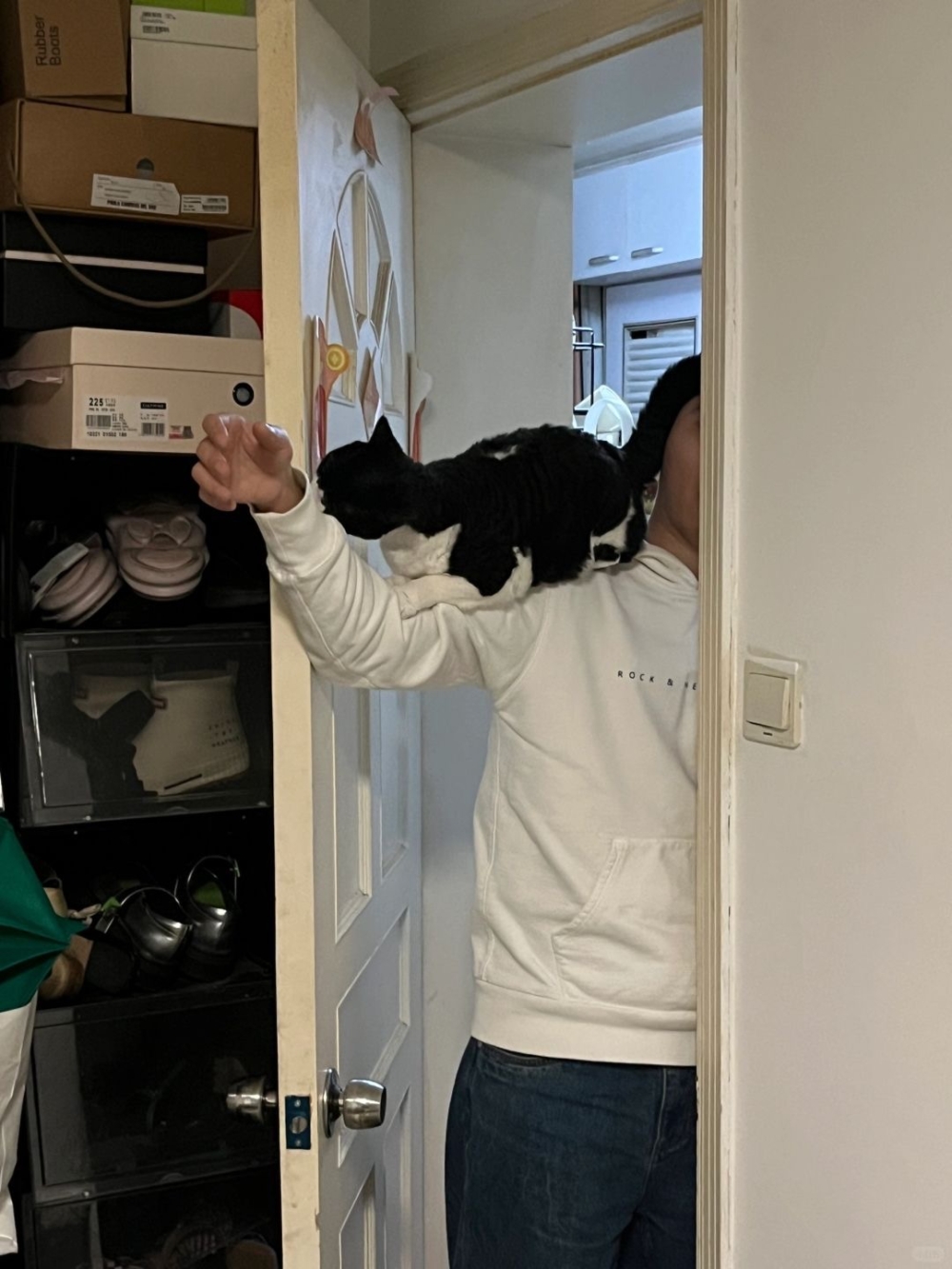 室友：還真是有點重量喔