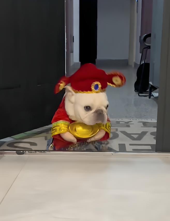 奴才：當然囉！我可不會跟錢過不去