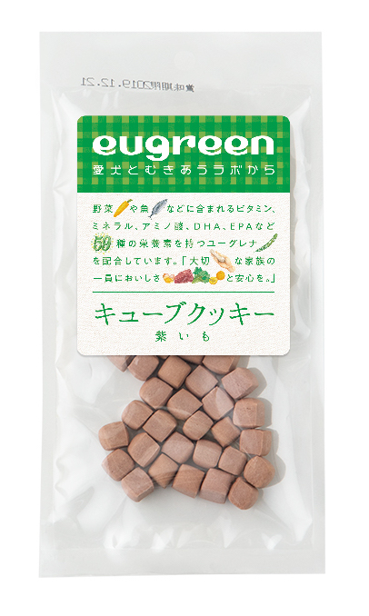 【Eugreen】健康零食 - 立方體餅乾 - (紫薯味) 