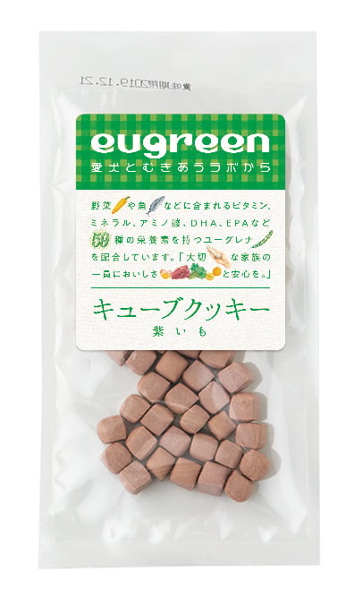 【Eugreen】健康零食 - 立方體餅乾 - (紫薯味)