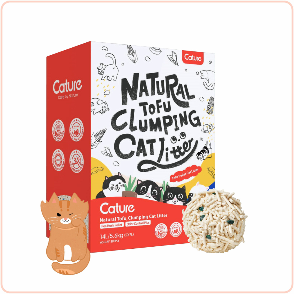 Cature 高效抗菌粒子豌豆豆腐貓砂 HK$122