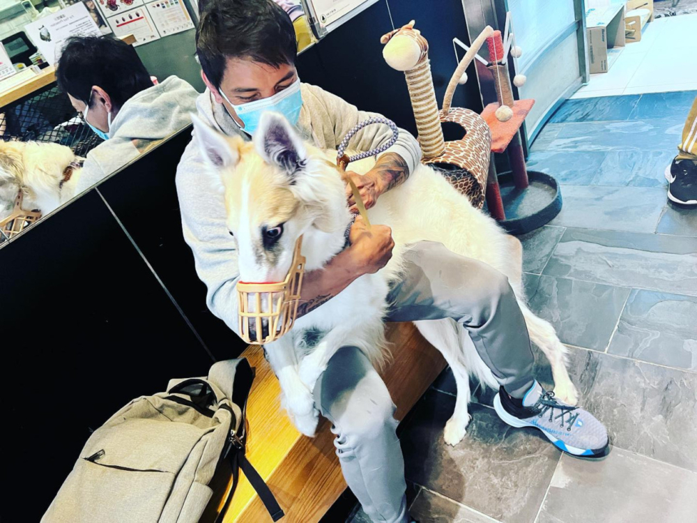 工人哥哥帶Bro看醫生。