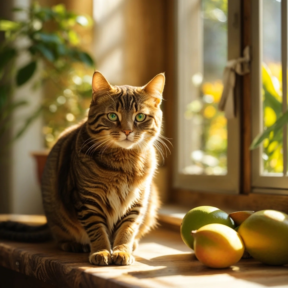 芒果會導致貓咪消化不良。