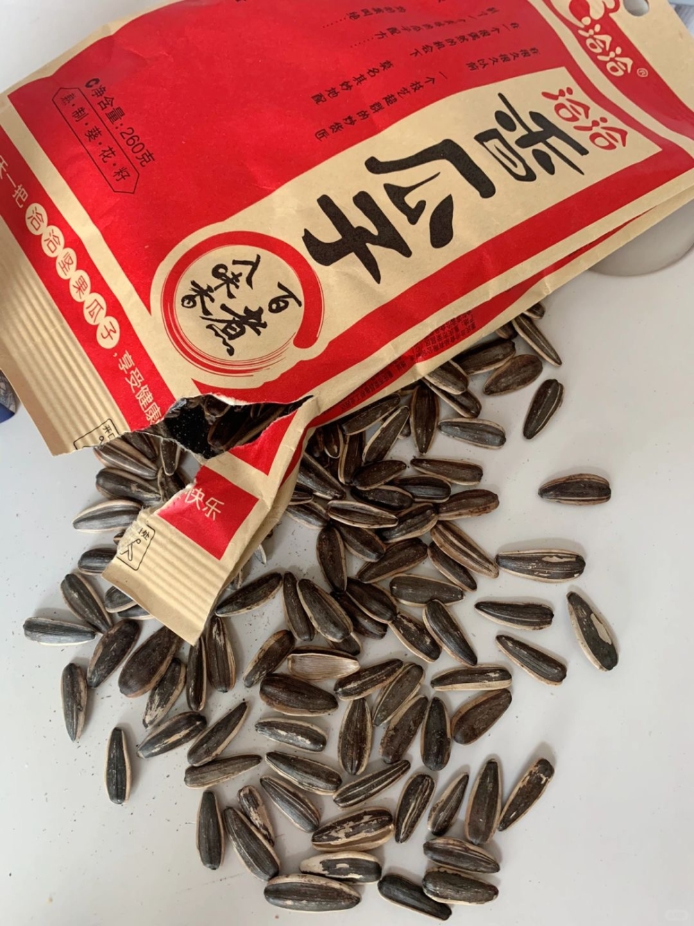 啃瓜子時記得要注意喔,以免掉去地上被毛孩吃掉。