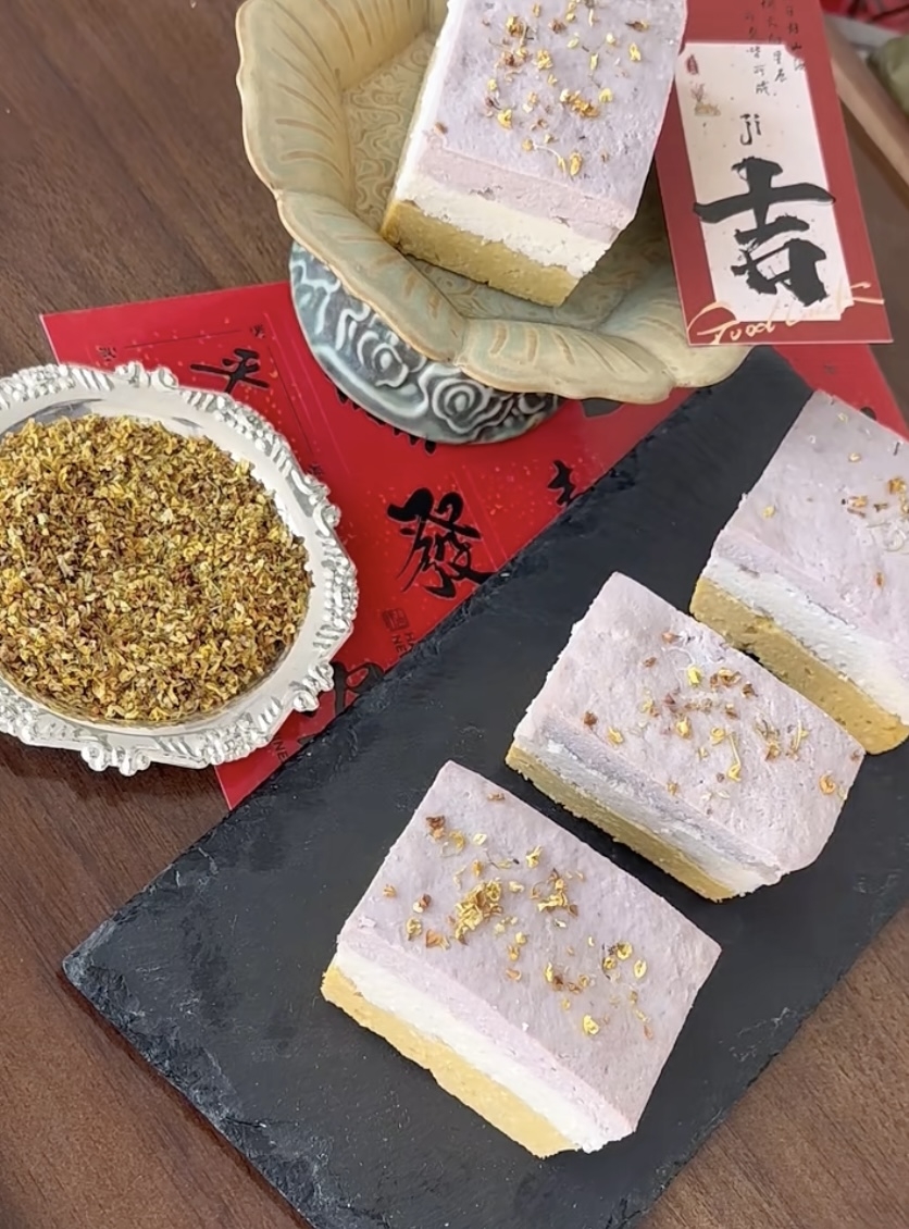 團圓糕色彩豐富又有營養。