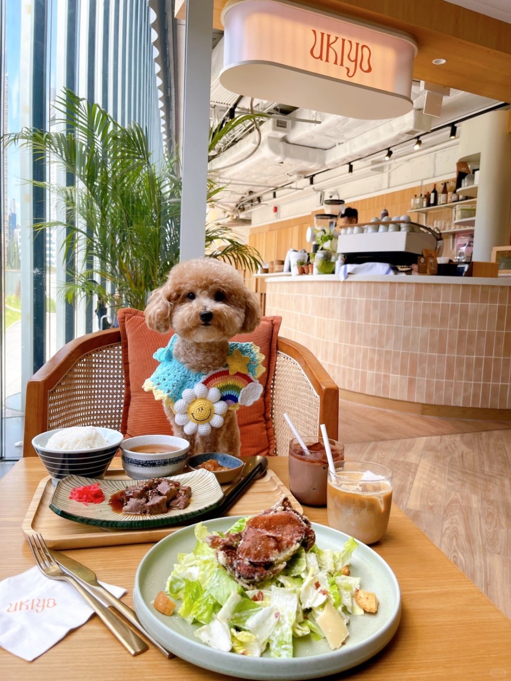空間感特別通透，陽光灑落，配埋精緻嘅 brunch，氛圍一流！