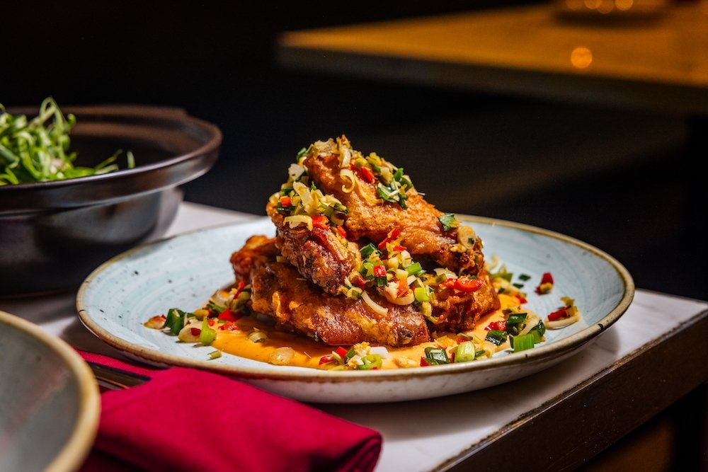 食物擺盤很精緻！