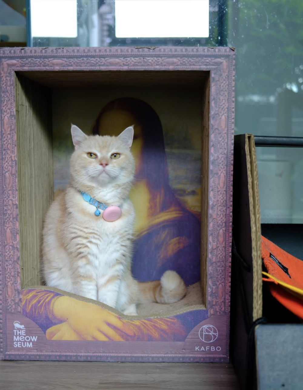 難道蒙娜麗莎也是貓奴嗎～