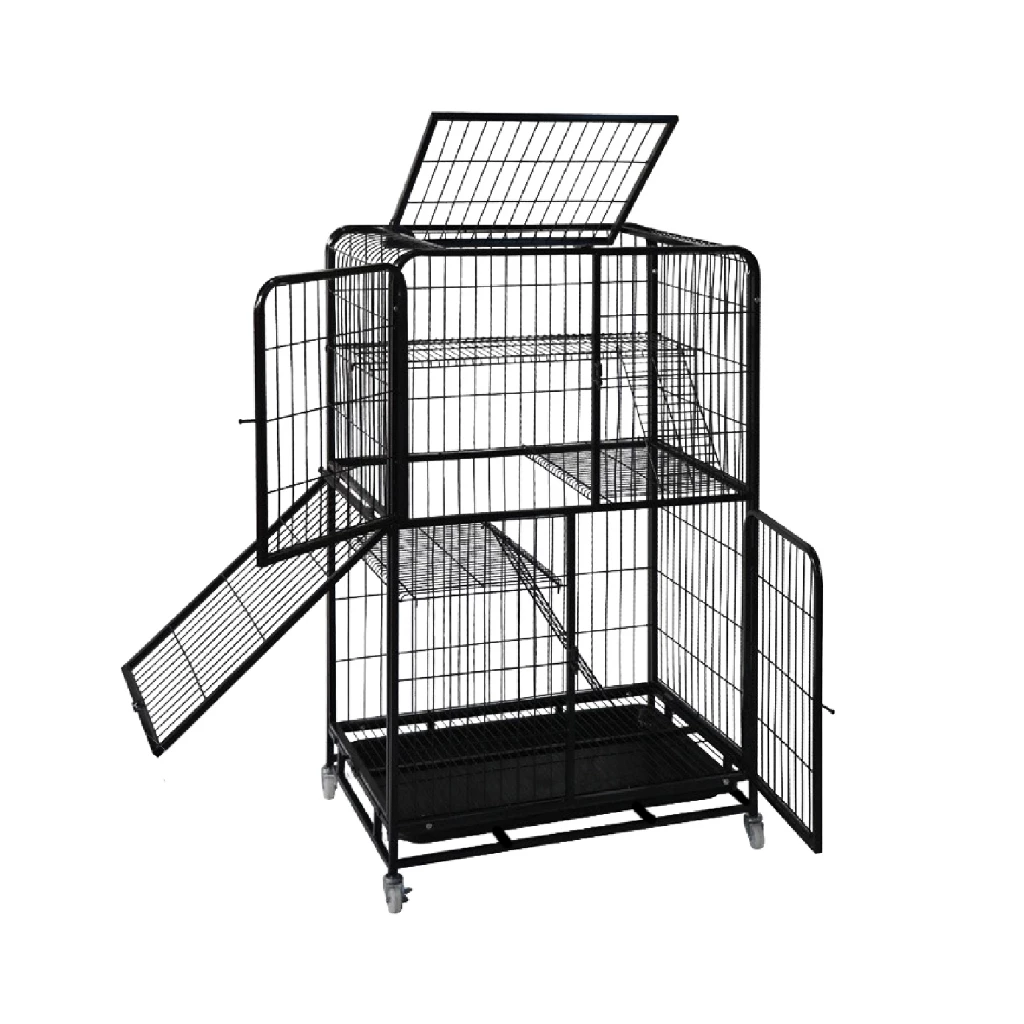 鐵絲材質經防鏽處理，結構穩定耐咬。