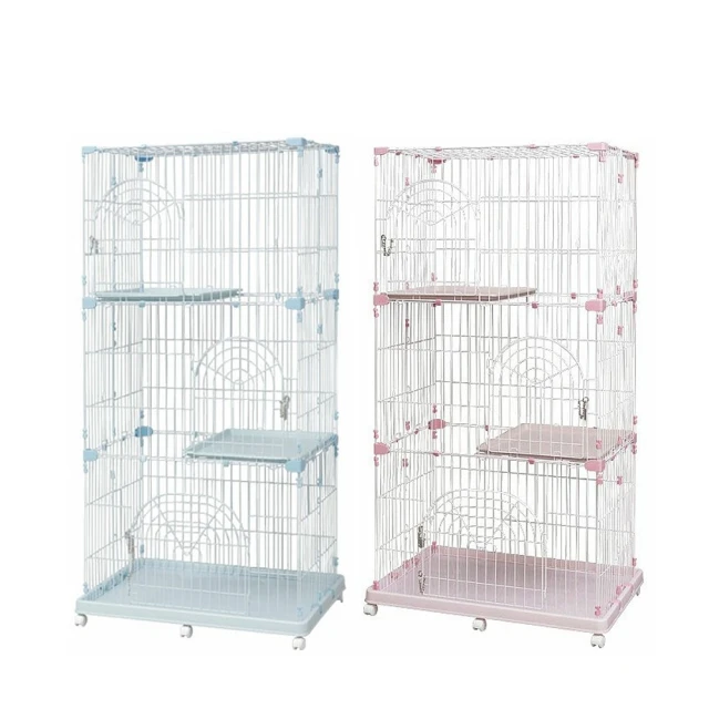 三層配置搭配超寬跳台，能有效分隔貓咪的活動與休息空間。