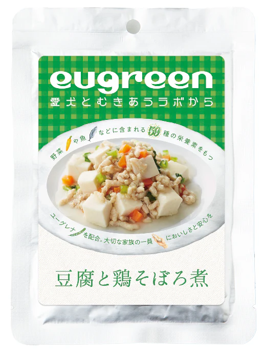 狗狗鮮食推薦：Eugreen 狗狗鮮食系列——豆腐燉雞肉。