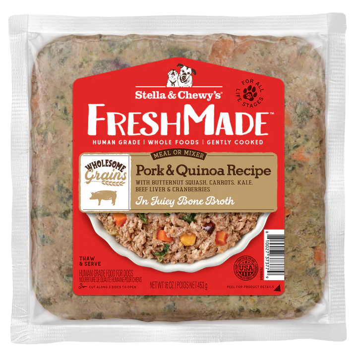 狗狗鮮食推薦：Stella & Chewy's FreshMade 肉湯營養鮮食包。
