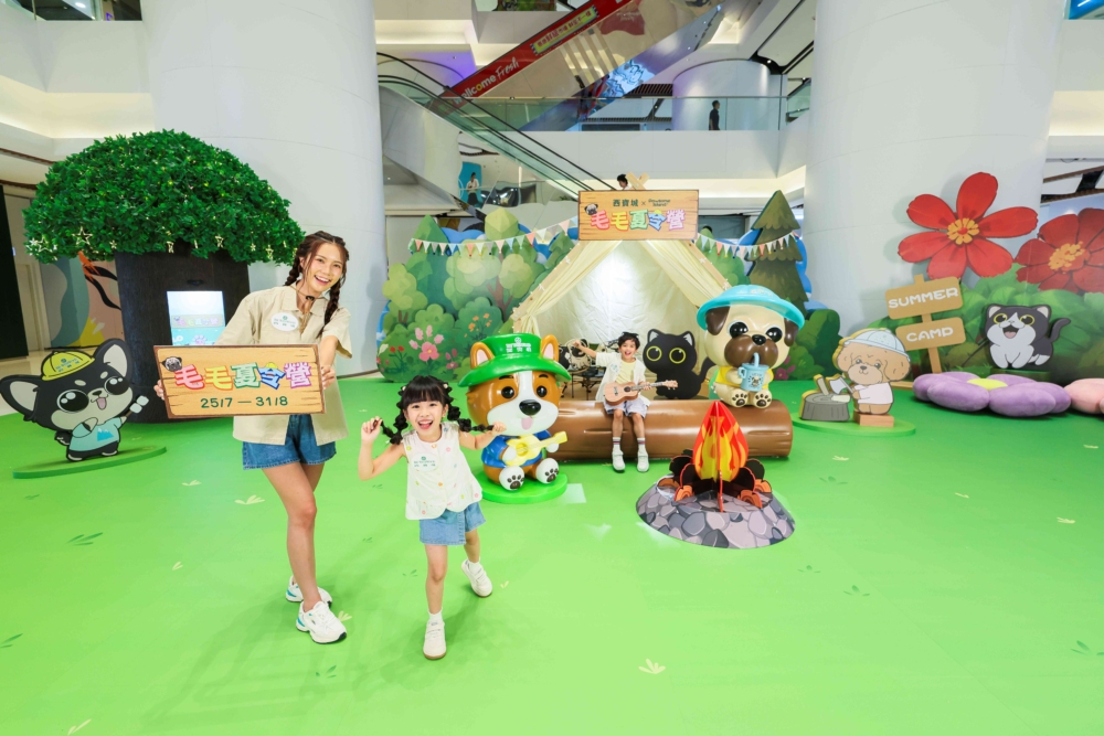 「毛毛夏令營」一大亮點是Pawsome Island六位毛孩將首次換上戶外露營戶外裝束,化身Chill級營長!