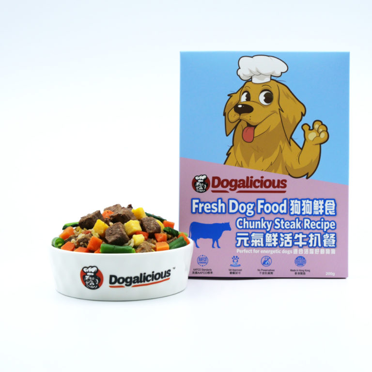 狗狗鮮食推薦：Dogalicious 狗狗鮮食——元氣鮮活牛扒餐。