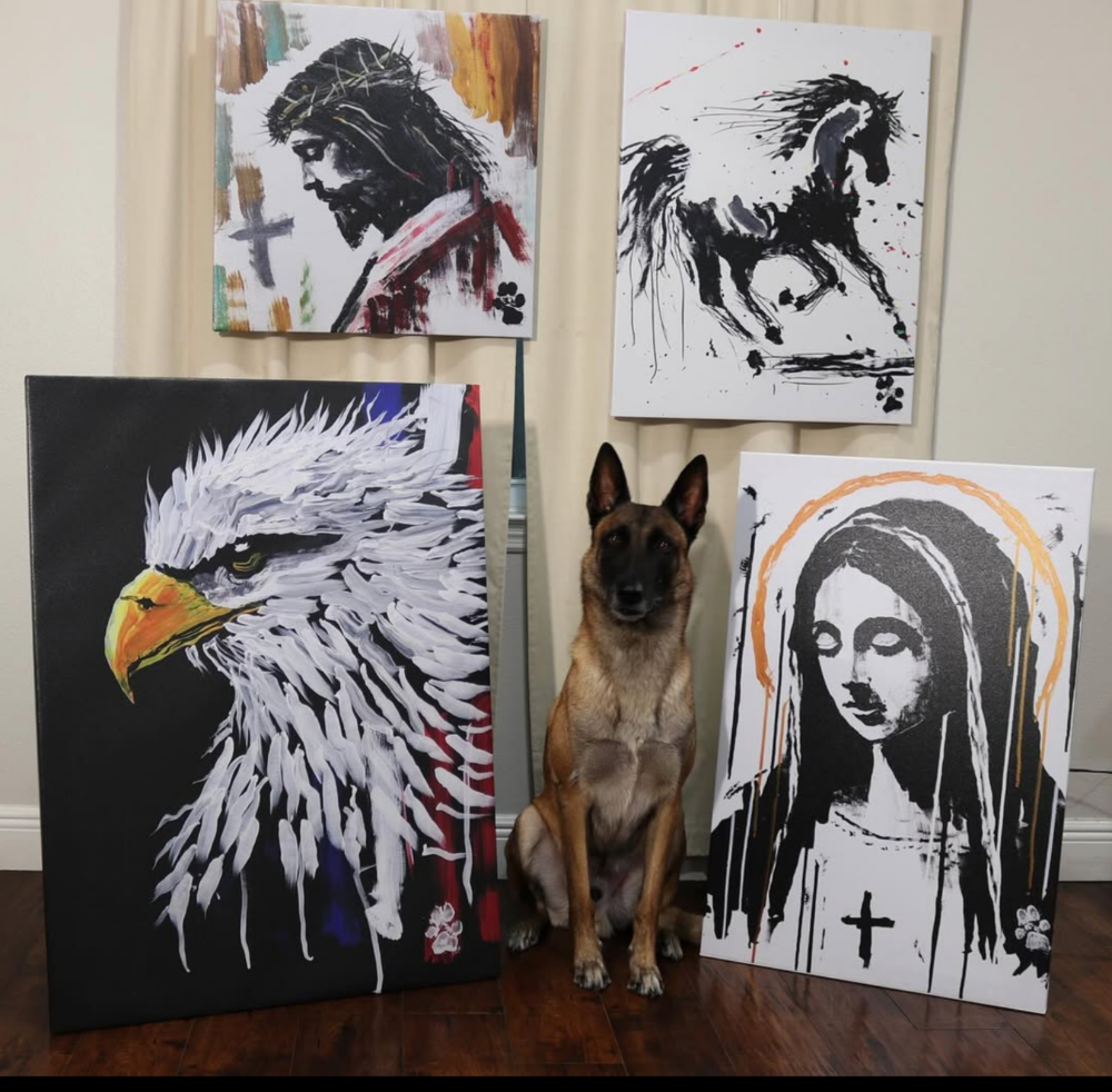 Monkey的畫作早已打入藝術市場，並獲得不俗迴響！