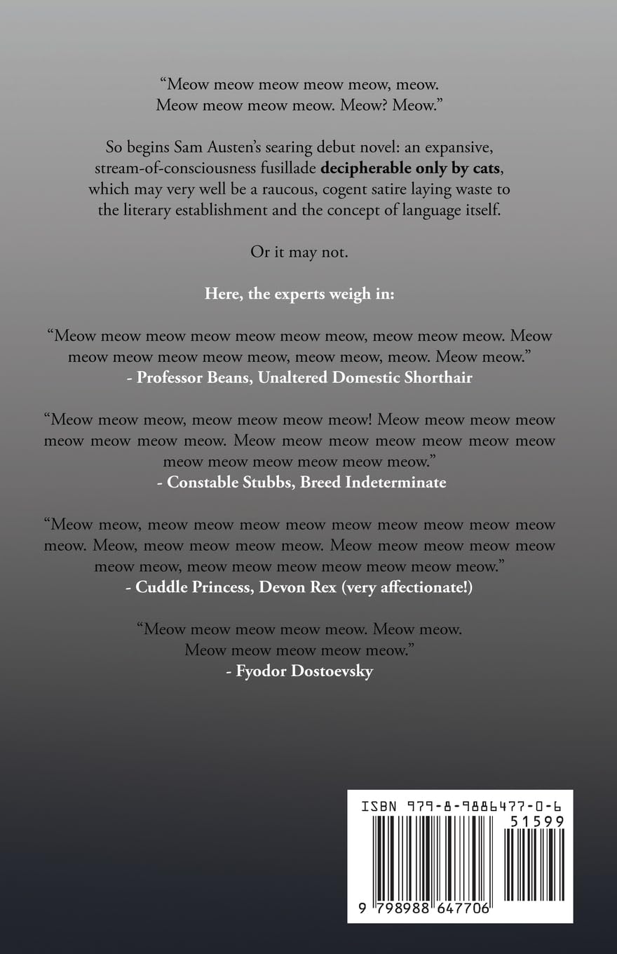 雖然帶著濃厚的幽默感，但這項創作無疑也是對語言本質的一種探索！