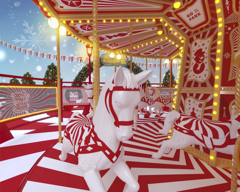 狗狗也能滑冰！西沙 GO PARK 聖誕樂園亮點：毛孩拍照、逛市集、玩到停不下來