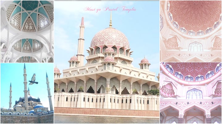 是看見天堂嗎？馬來西亞超夢幻粉色清真寺...一生人一定要去一次！