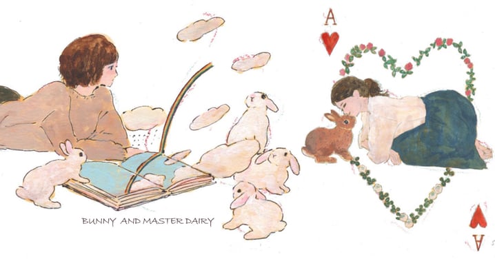 幸福感瞬間飆升～以插畫記下自己與愛寵萌兔的日常，姐也想養兔子啊！