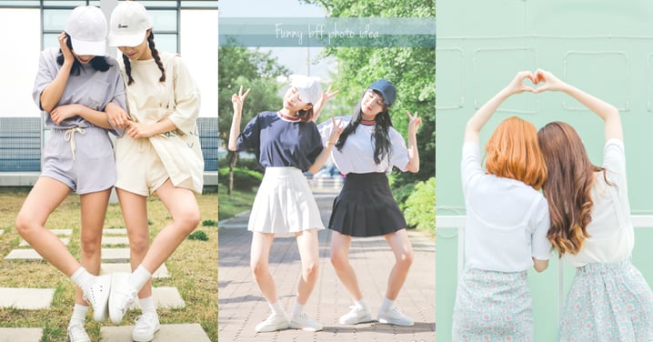 搞怪閨蜜限定!24款閨蜜照拍照點子,這樣才可以拍出我們的獨特「瘋」格啊!