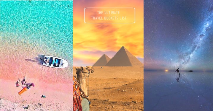 人生必須達成的10項「旅遊清單」！極光、粉紅沙灘、天空之鏡好想全部體驗一遍〜