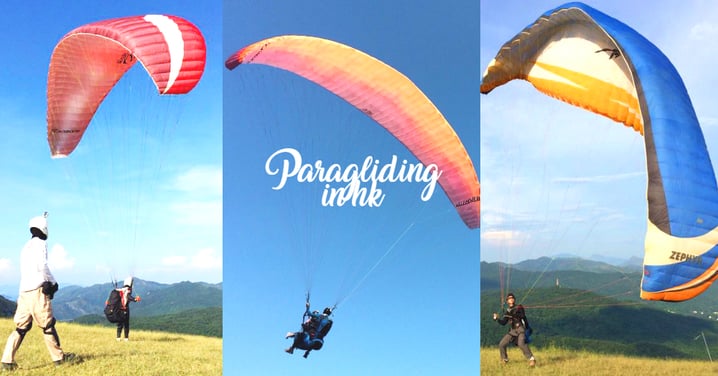 人生就該瘋狂一次！香港馬鞍山「滑翔傘體驗」，感受在雲端飛翔的自在感～