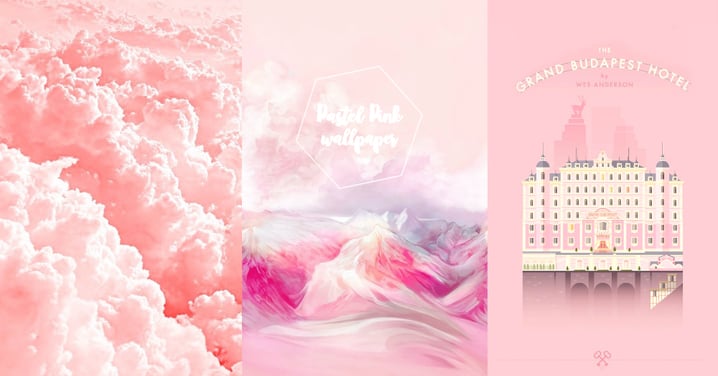 粉紅控集合！25款簡約粉色系wallpaper，為你的手機添上一絲少女夢幻氣息～