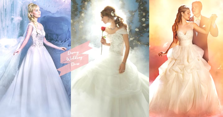 我願意！45 款「迪士尼公主系列婚紗」夢幻登場，公主一輩子做一次就完滿了！