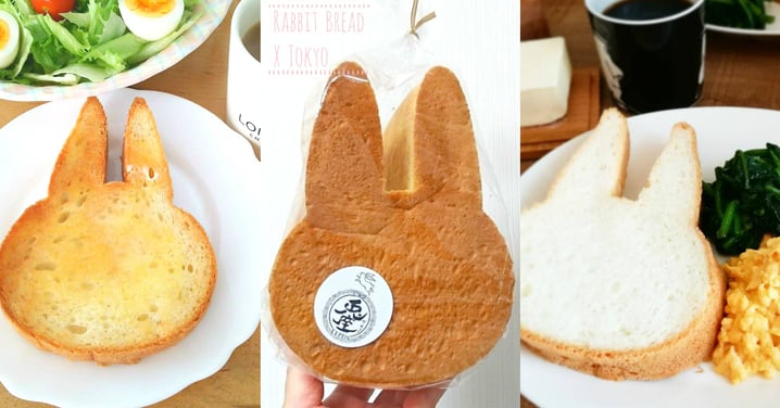日妞早餐都在吃這個！東京限定大人氣可愛兔子麵包，根本就讓人不捨得咬一口！