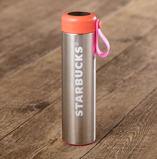 Starbucks-coffee-cup-2017-summer_0006_Starbucks_Pink-Strap-Stainless-Steel-Tumbler