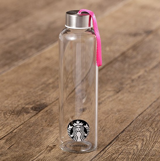 Starbucks-coffee-cup-2017-summer_0007_Starbucks_Pink-Strap-Glass-Water-Bottle
