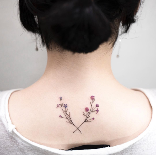 tiny-floral-sprig-tattoos