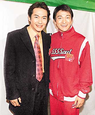 劉德華、江華撞樣明星