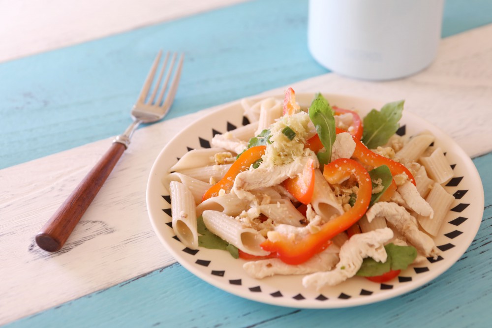 雞絲薑汁無麩質長通粉