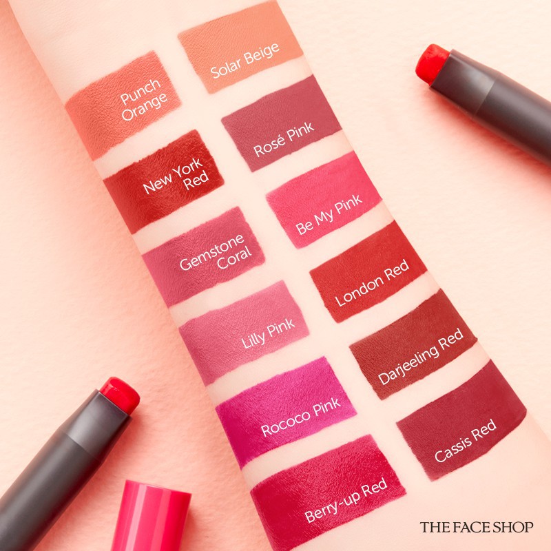 thefaceshop_共12款韓潮大熱色調