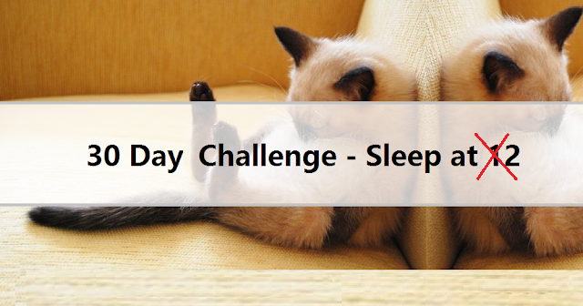 【30 Day Challenge - 3】 Sleep at 12