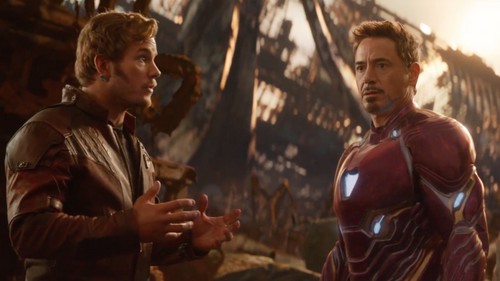 Star-Lord-and-Iron-Man-Avengers-Infinity-War-avengers-infinity-war-1-and-2-41308926-500-281
