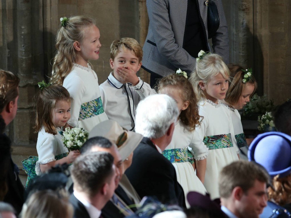 princess-eugenie-wedding-george-charlotte-savannah-isla