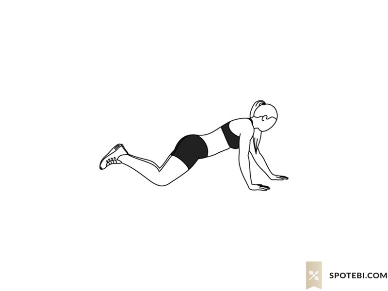 staggered-arm-knee-push-up-exercise-illustration-spotebi