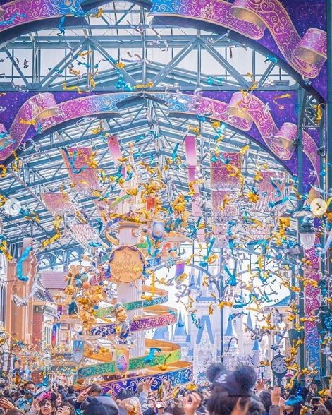 東京迪士尼樂園城堡 最美粉紅公主城堡