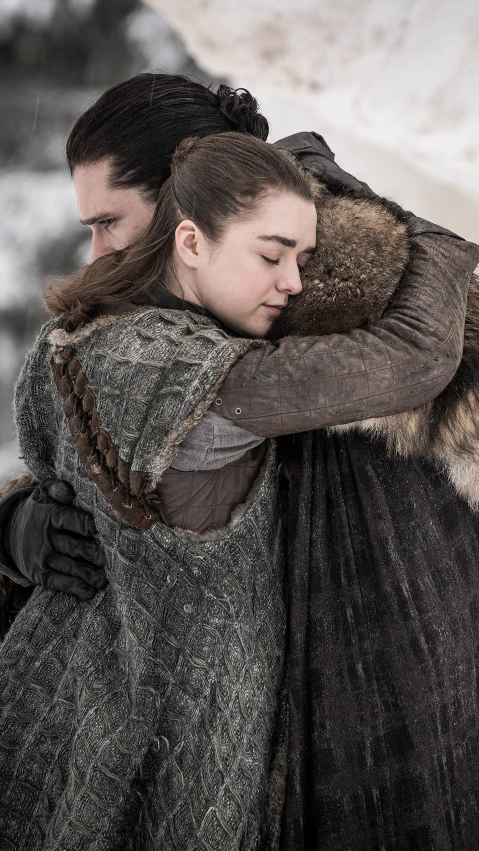 Jon-Snow-Arya-Stark-In-Game-of-Thrones-S8-4K-Ultra-HD-Mobile-Wallpaper-950x1689