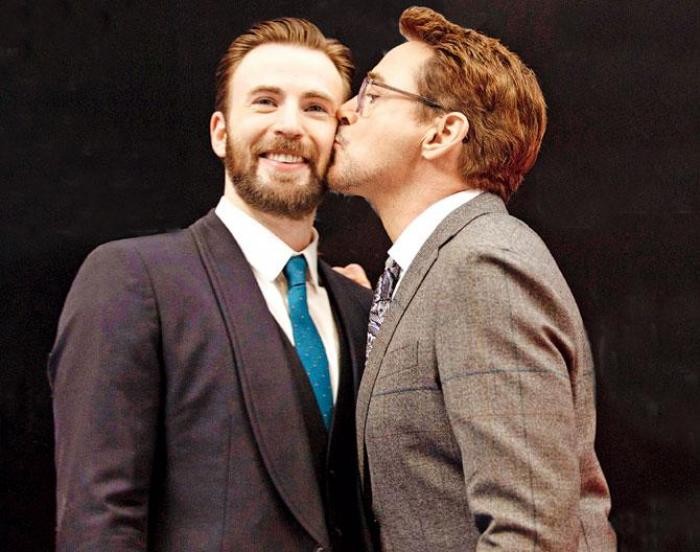 Robert Downey Jrs reply to Chris Evans Captain America goodbye note has the entire fandom weeping_0