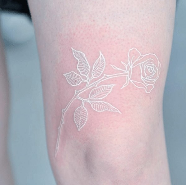 white-tattoo-design