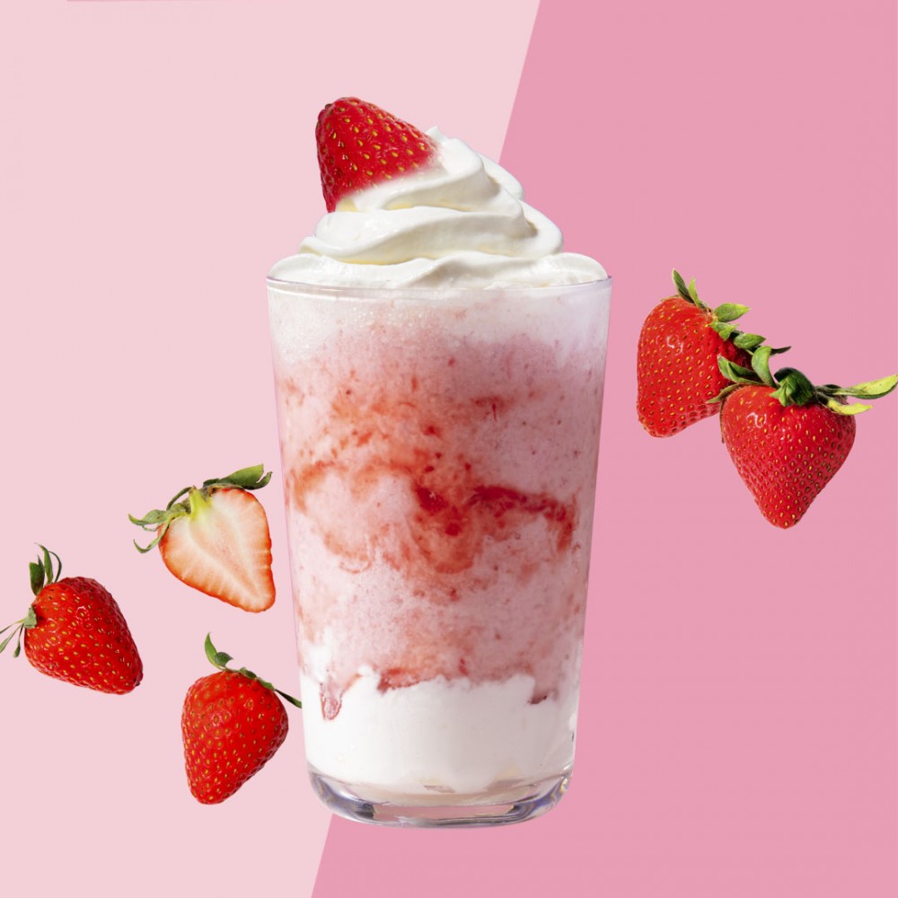 Starbucks_Very Strawberry Frappuccino® blended beverage