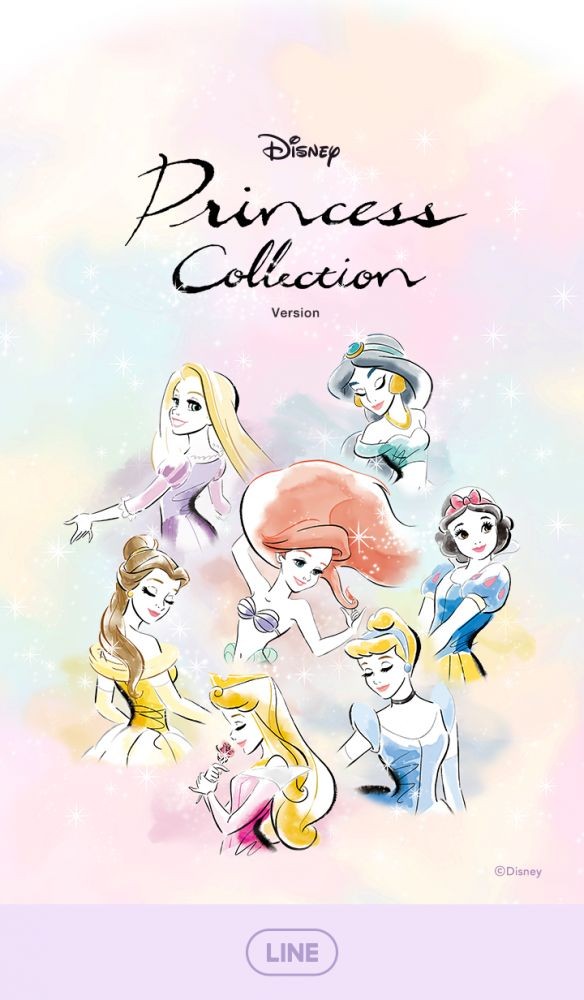 美到想哭的節奏 夢幻水彩風 迪士尼公主 手機wallpaper 通通save起來吧 Girlstyle 女生日常