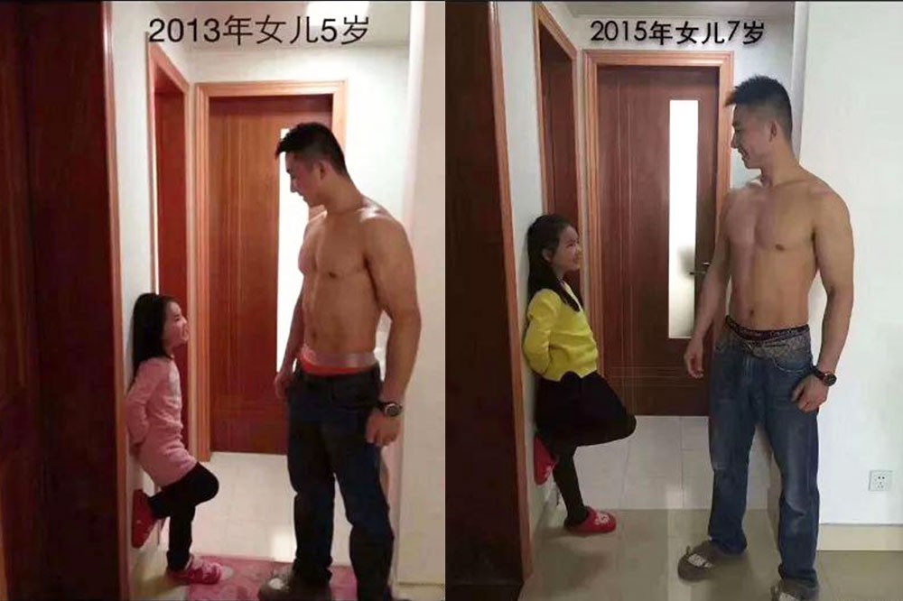 帥爸爸父女合照